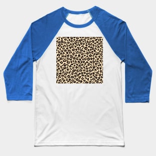 Wild Leopard Pattern Baseball T-Shirt